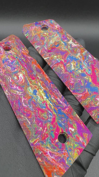 1911 GRIP - TACGRIP 80'S NEON CONFETTI